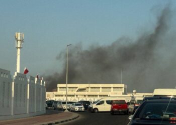 ببینید | گشت هوایی بالگرد قطری بر فراز شهر دوحه